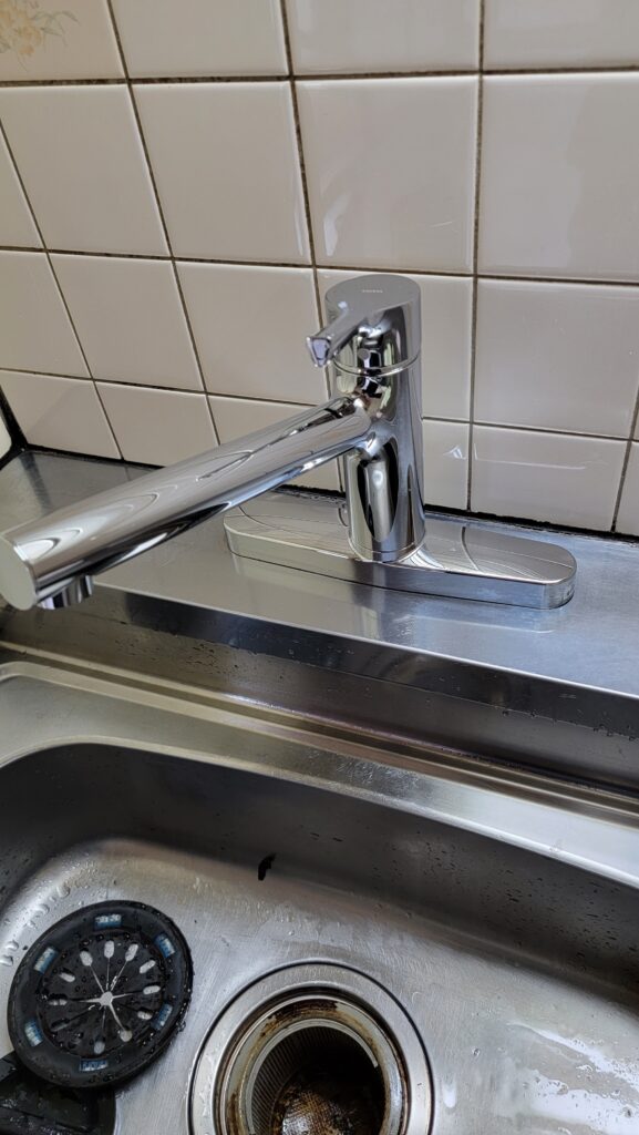 キッチン水栓を最新モデルへ交換